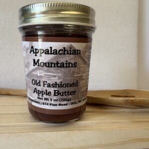 Appalachian Mountains old-fashioned apple butter jar